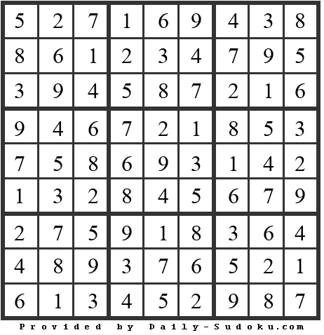 Daily Sudoku