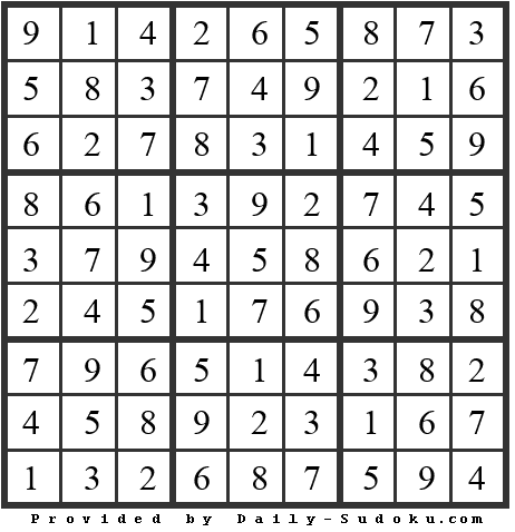 Daily Sudoku