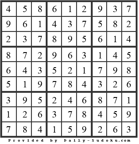 Daily Sudoku