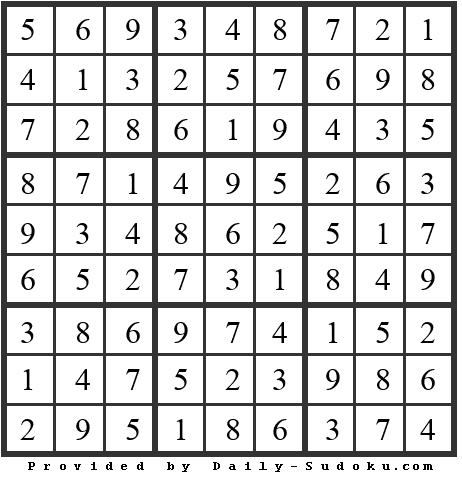 Daily Sudoku
