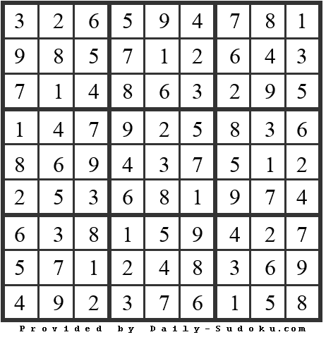 Daily Sudoku