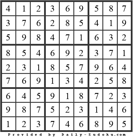 Daily Sudoku