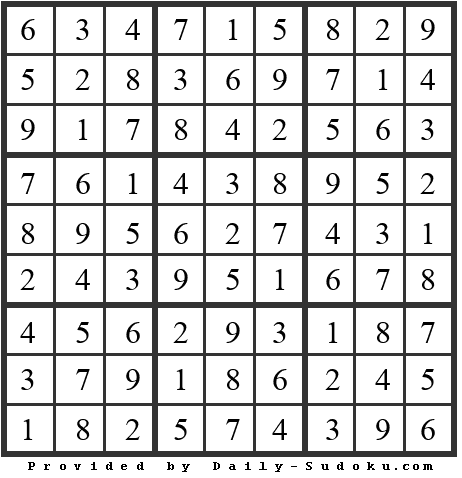 Daily Sudoku