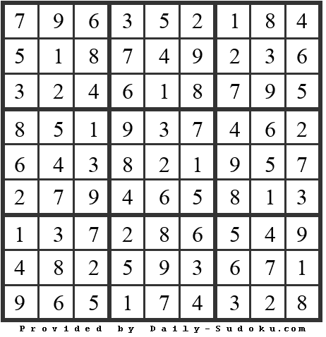Daily Sudoku