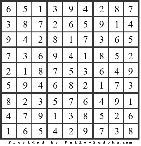 Daily Sudoku
