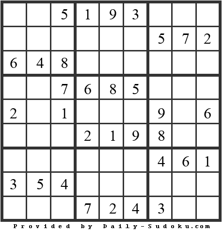 Daily Sudoku