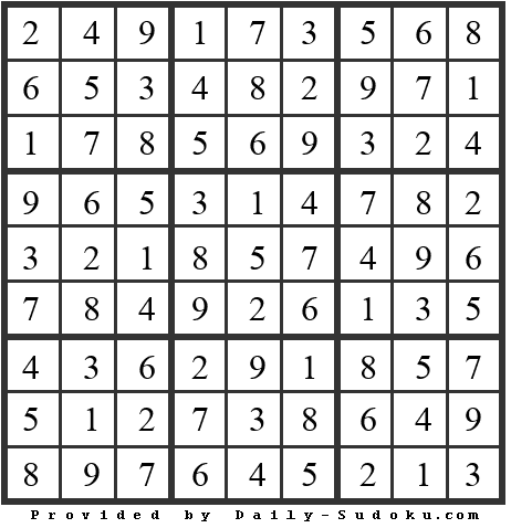 Daily Sudoku