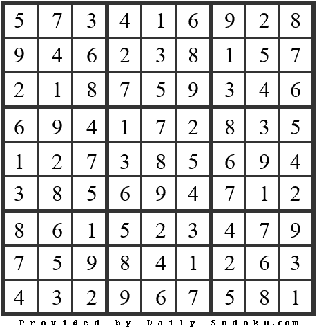 Daily Sudoku