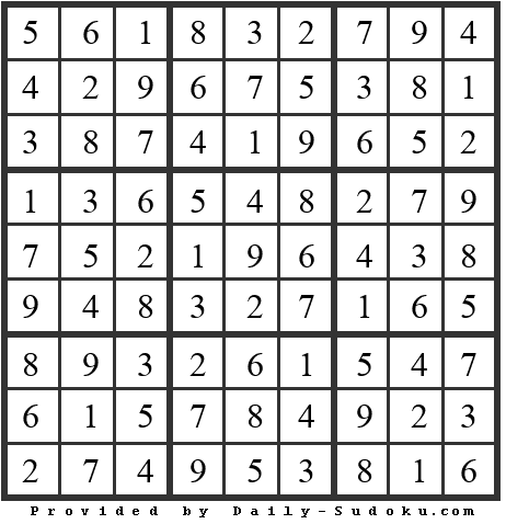 Daily Sudoku