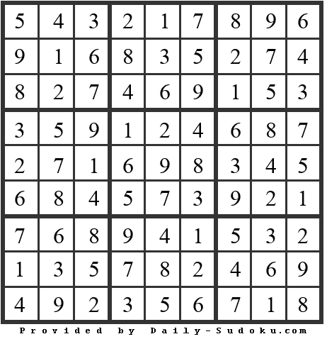 Daily Sudoku