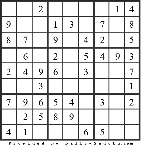 Daily Sudoku