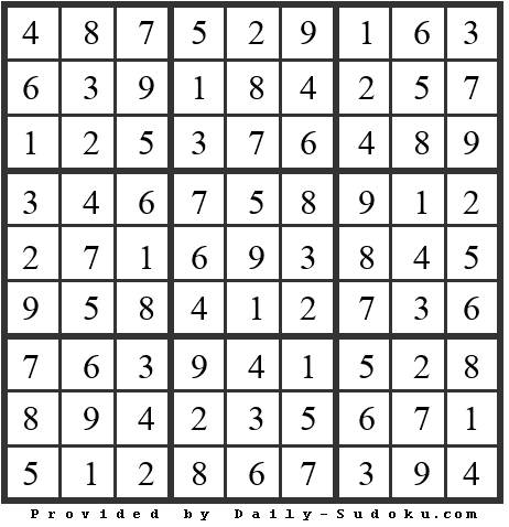 Daily Sudoku
