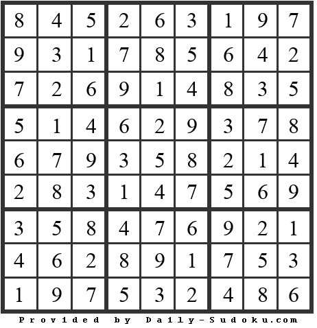 Daily Sudoku