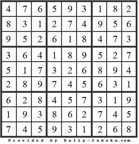 Daily Sudoku