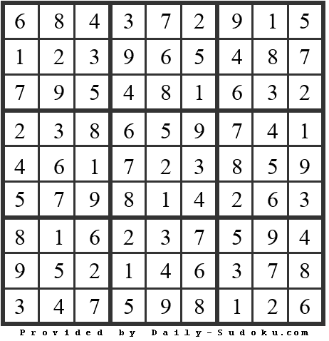 Daily Sudoku