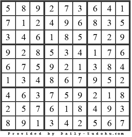 Daily Sudoku