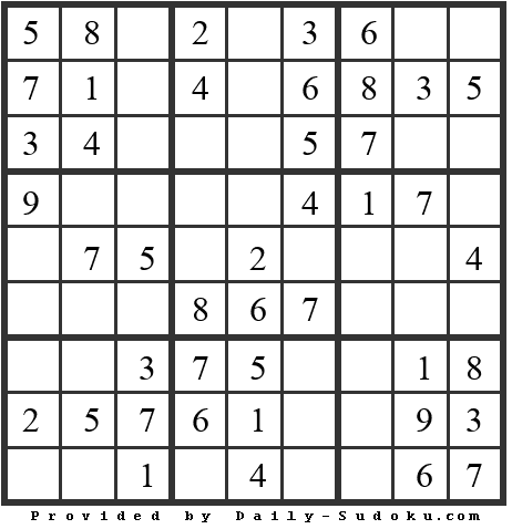 Daily Sudoku