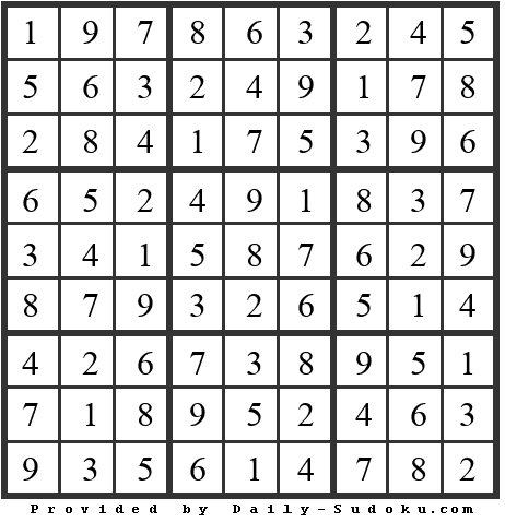 Daily Sudoku