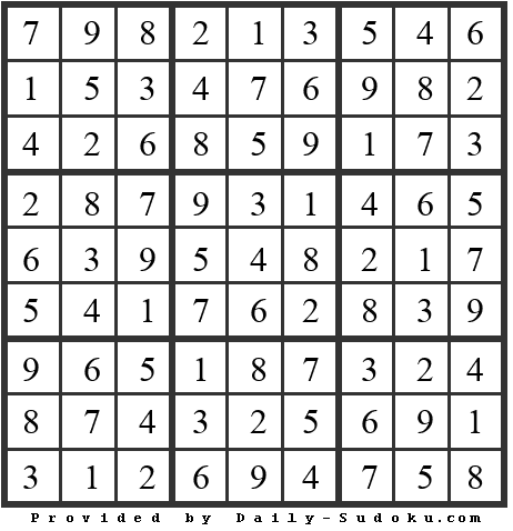 Daily Sudoku