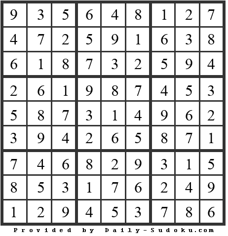 Daily Sudoku