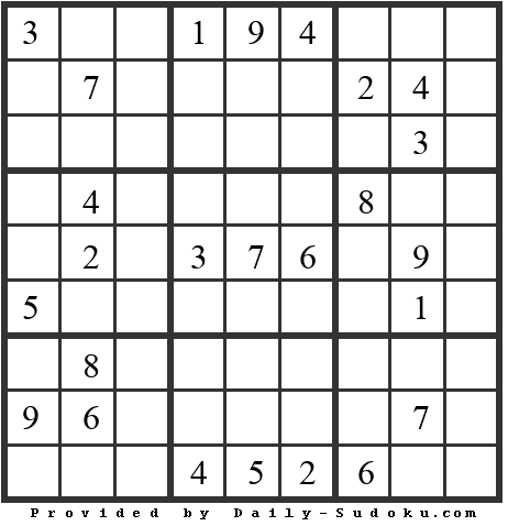 Daily Sudoku