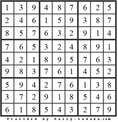 Daily Sudoku