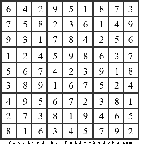 Daily Sudoku