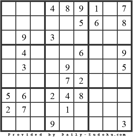 Daily Sudoku