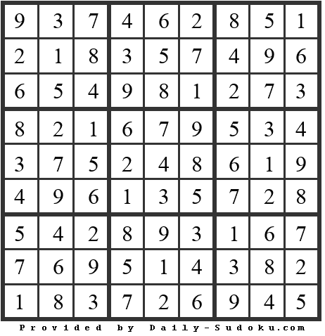 Daily Sudoku