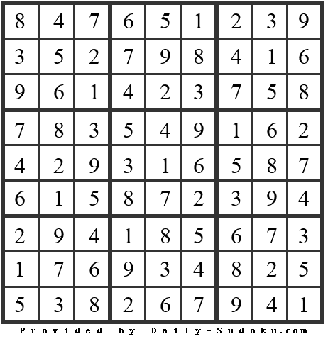 Daily Sudoku