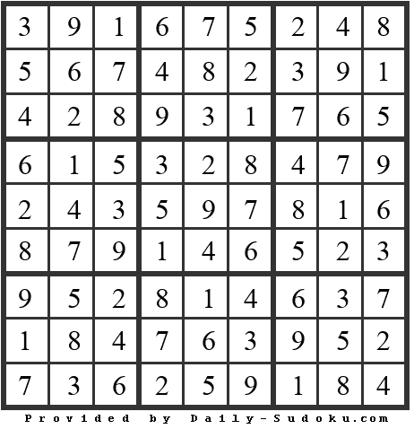 Daily Sudoku