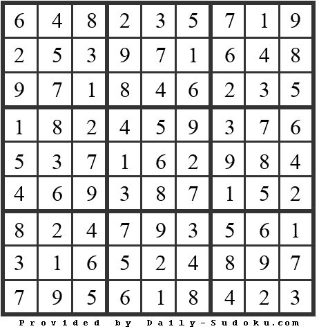 Daily Sudoku
