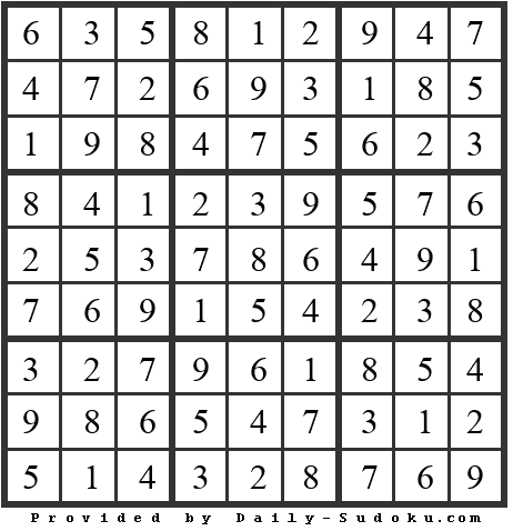 Daily Sudoku