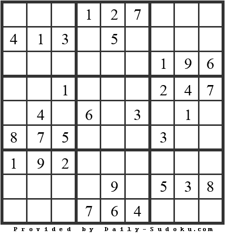 Daily Sudoku