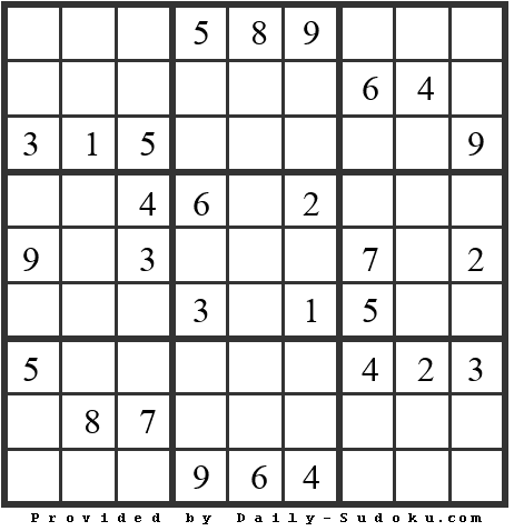 Daily Sudoku
