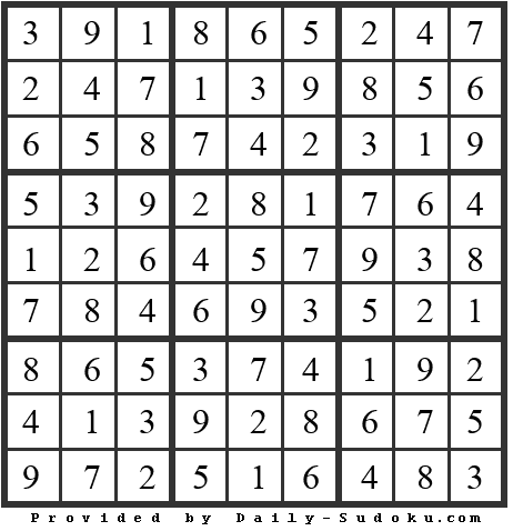 Daily Sudoku