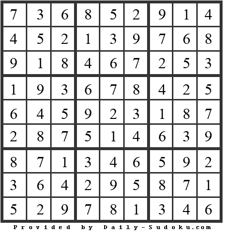 Daily Sudoku