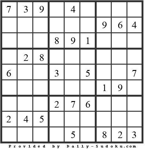 Daily Sudoku