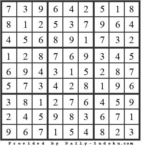 Daily Sudoku