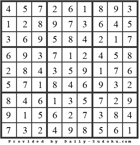 Daily Sudoku