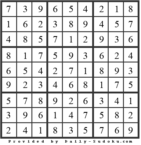 Daily Sudoku