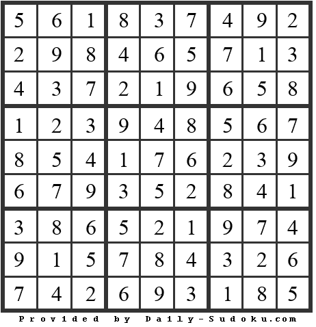 Daily Sudoku