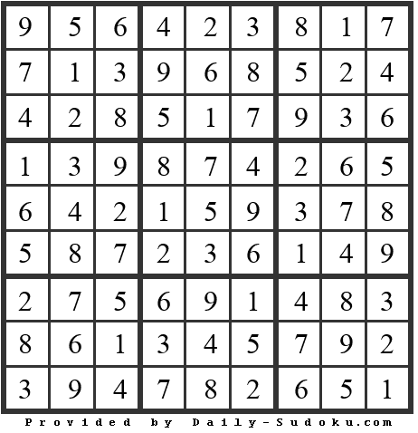 Daily Sudoku