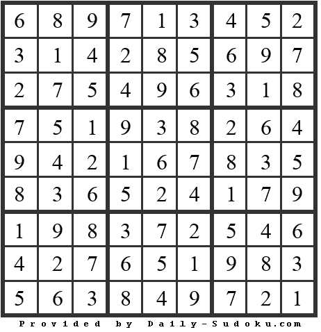 Daily Sudoku