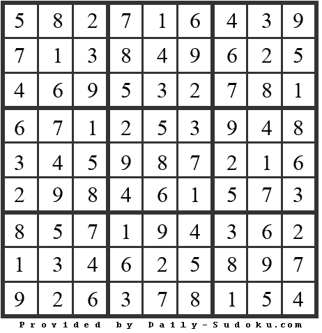 Daily Sudoku