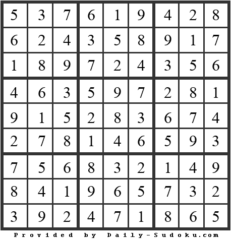 Daily Sudoku