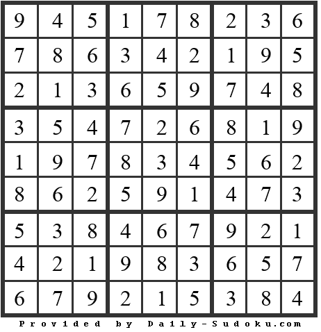 Daily Sudoku