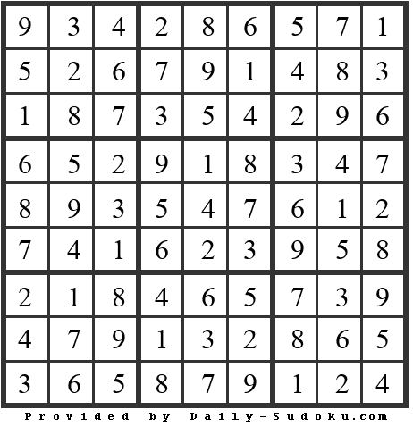 Daily Sudoku