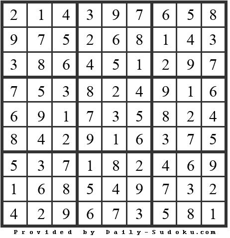 Daily Sudoku