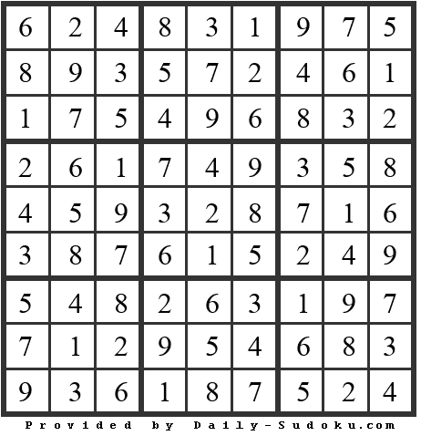 Daily Sudoku